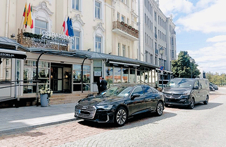 Transport for delegations in Vilnius
